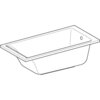 Geberit Renova Plan 554.300.01.1 Ванна прямоугольная, 140x70см