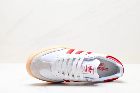 Kith x Clarks x adidas Samba 'White/Red/Gum' 