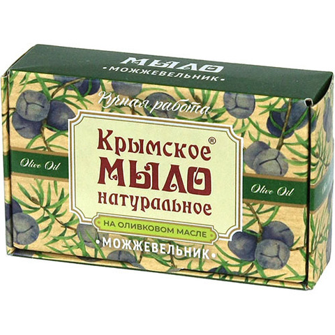 Банное мыло натуральное Можжевельник