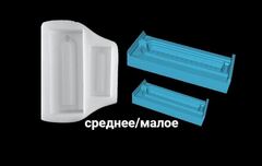 Силиконовый молд Окна арочные узкие среднее и малое 2 шт
