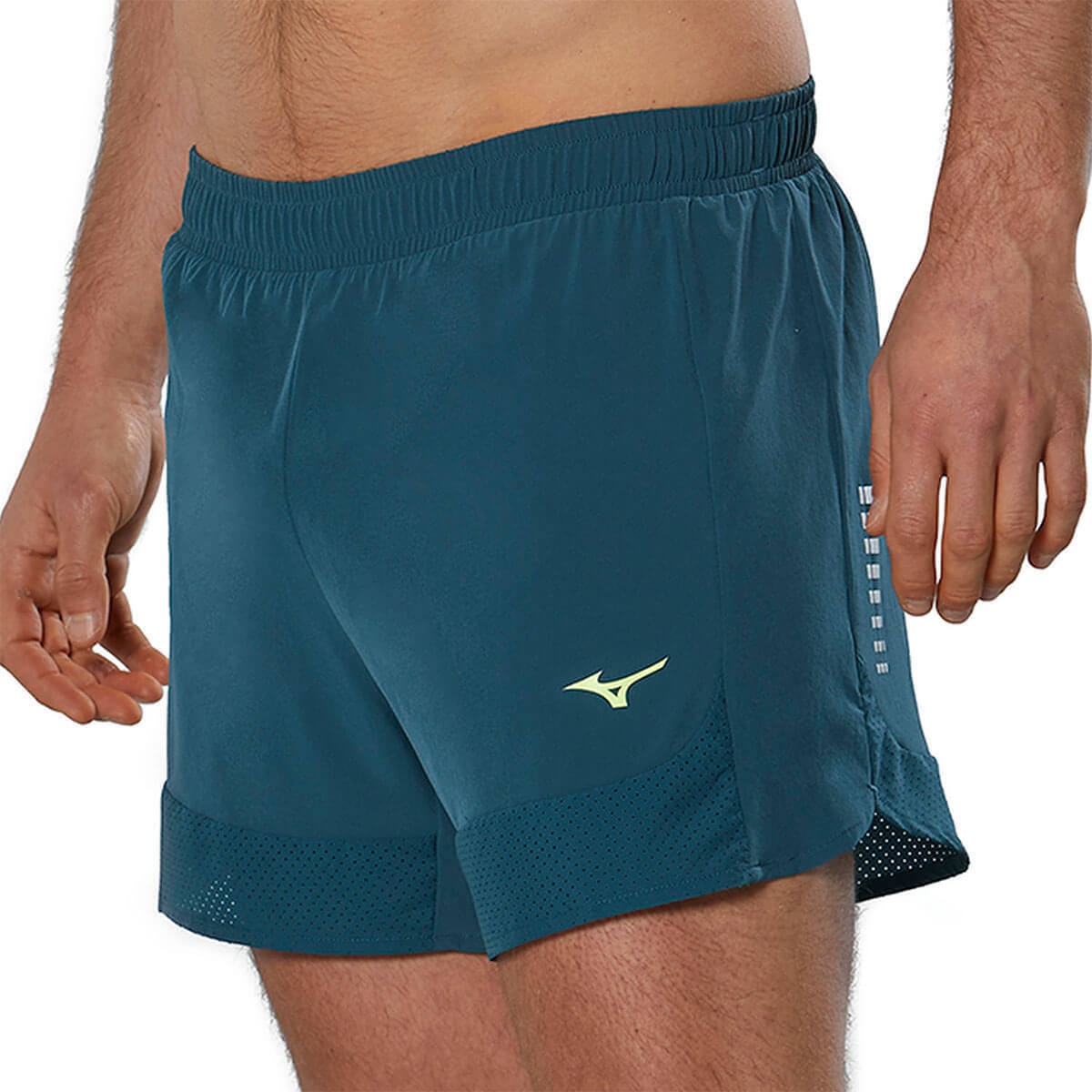 Mizuno Aero 4.5 Short беговые шорты мужские синие (Распродажа) - 3