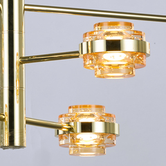 Люстра MX22030002-6A gold/champagne