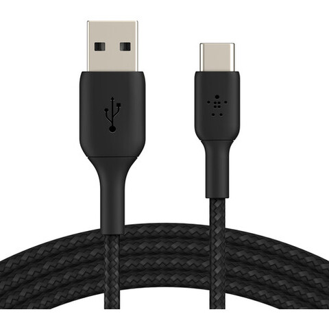 Кабель Belkin BoostCharge USB-A - Lightning Braided Cable, 2м, черный