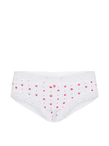 STRETCH COTTON ЧИИКИ С КРУЖЕВНОЕ ТЕСЬМОЙ
