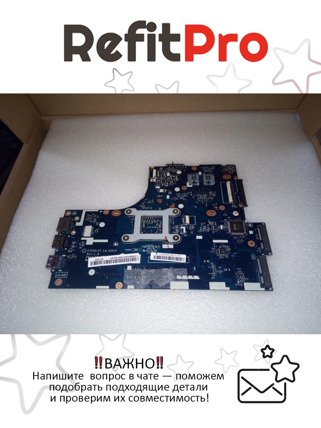 Материнская плата для ноутбука Lenovo ideaPad S410/S40-70/M30-70 ZIUS6 i5-4200 UMA (90003290), оригинал