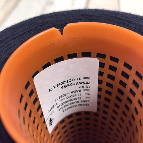 Меринос с кашемиром (30%) ZEGNA BARUFFA / BABA 1/15 темно-синий