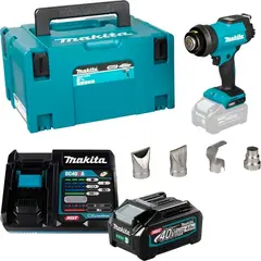Аккумуляторный фен с энергокомплектом Makita HG001GZ02-191J67-0