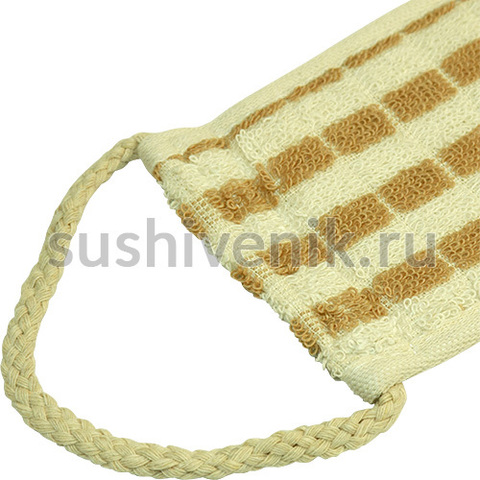 Мочалка с ручками из рами - 7