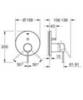 GROHE Essence 24058001 Смеситель для душа встраиваемый на 2 потребителя