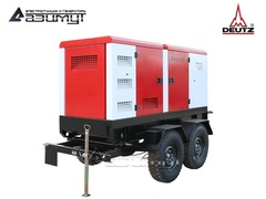 Дизельный генератор Азимут ЭД-120-Т400-2РКМ6С Deutz на шасси в кожухе