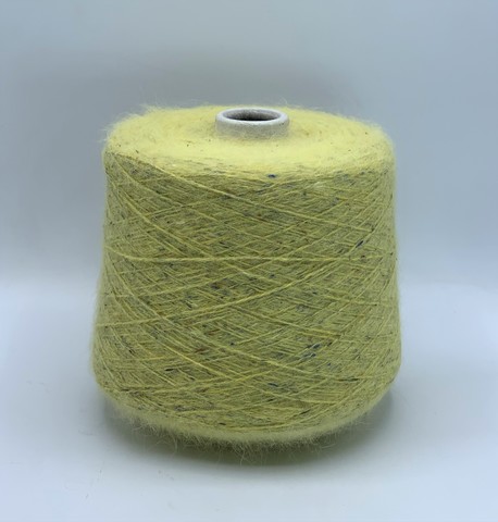 Luxury Selection by Ri.Go(пр.Италия), art- Angora Spiky Tweed ,2/900 450 м/100гр, 75%Ангора 5%Вискоза 20%Полиамид , цвет-Лимон, твид,арт.14079