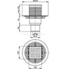 Alcaplast APV2321 Душевой трап свободностоящий
