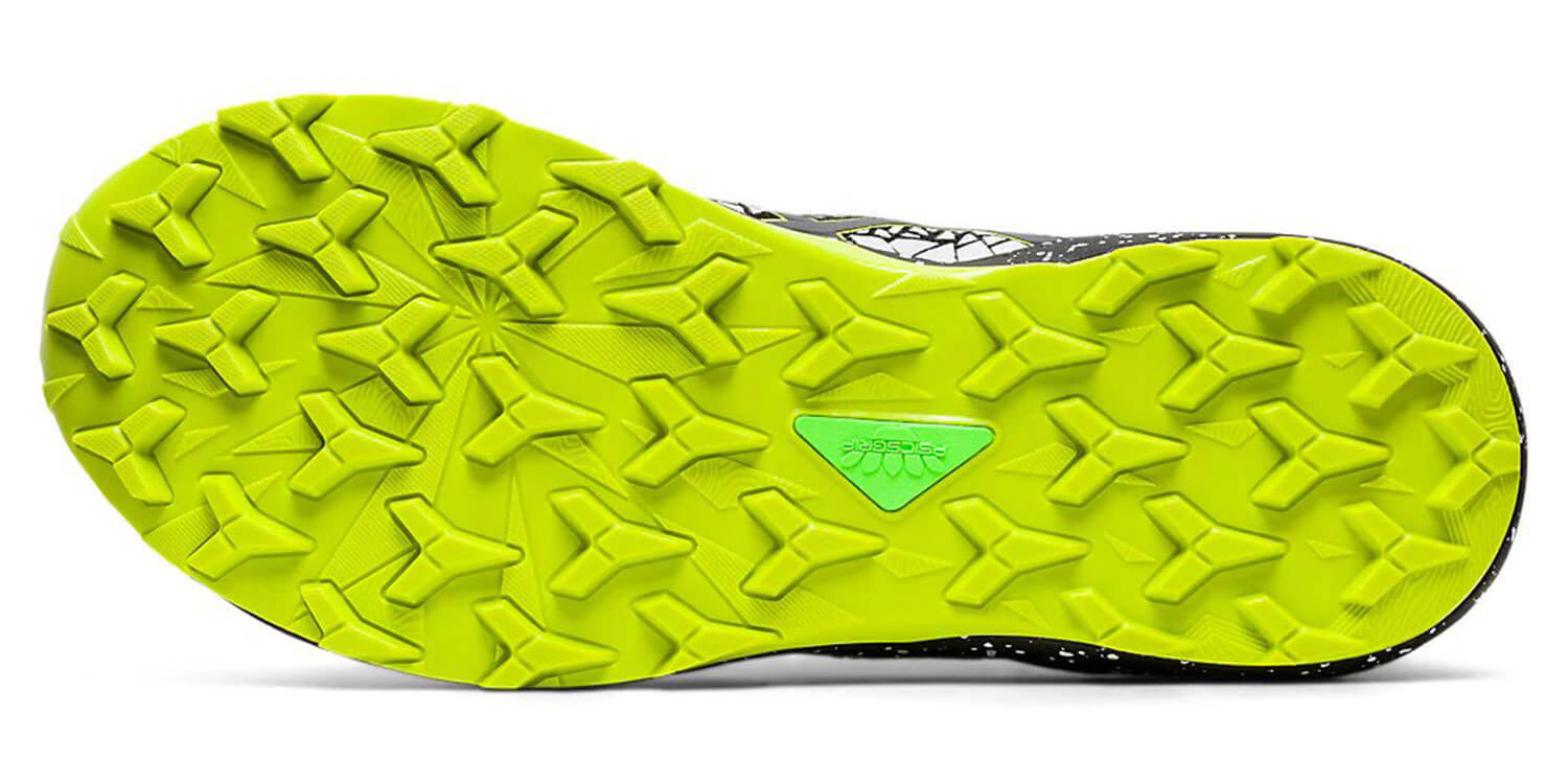Asics Fujitrabuco Lyte кроссовки внедорожники мужские черные-зеленые (Распродажа) - 2
