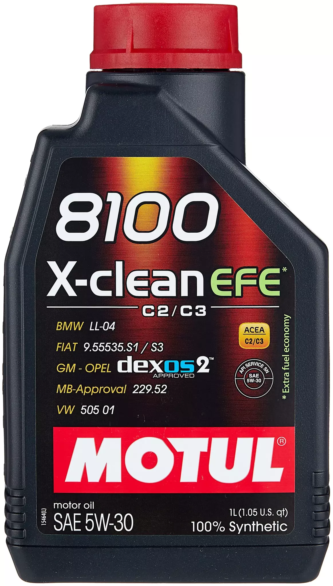 Моторное масло Motul 8100 X-Clean EFE 5W30 синтетическое 1л
