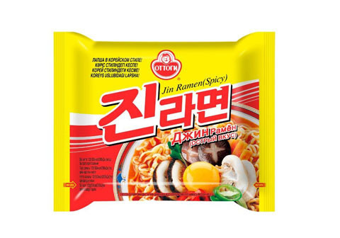 Лапша Оттоги Джин Рамен Spicy, 65г