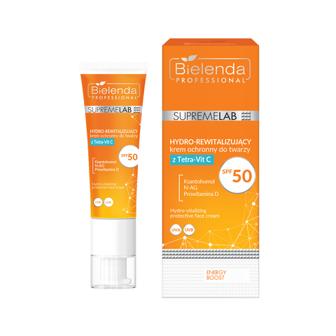 Крем для сияния кожи и защиты от фотостарения с Tetra-Vit C SPF 50 ENERGY BOOST, 40 мл