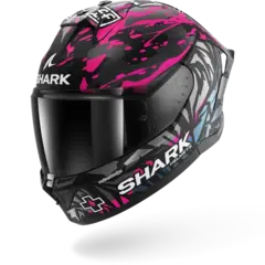 Мотошлем Shark Skwal Cup Replica Redding Mat, чёрный/фиолетовый/синий