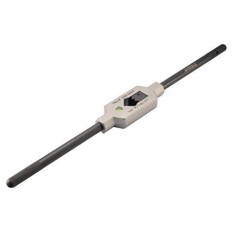 Вороток для метчиков №4 M9-M27(5,5-16мм) 480мм DIN1814 (INOX, с уровнем) H-Tools 08802070
