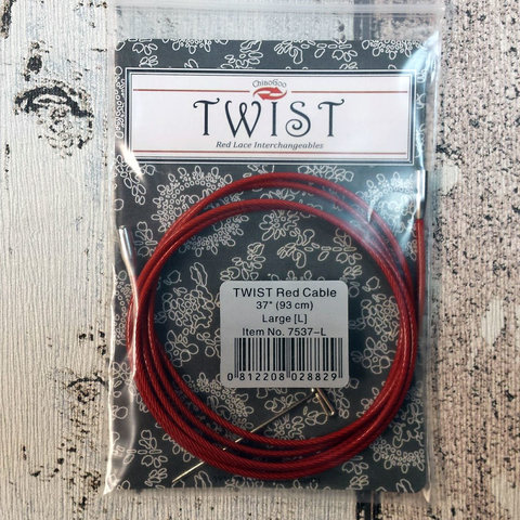 Трос для спиц № 5.5-10 TWIST Red Cable Large (L) 75 см