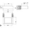 Gessi Rettangolo 20801#031 Мыльница подвесная, цвет: хром/белый