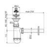 Alcaplast AG210512432 Слив для умывальника