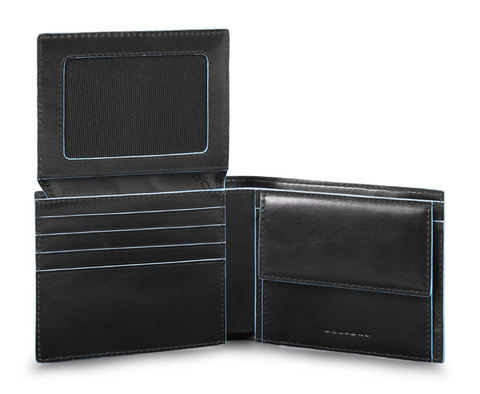 Кошелек мужской Piquadro Blue Square, чёрный (PU4518B2R/N)