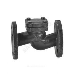 Клапан обратный чугун подъемный 16кч9нж Ду 40 Ру25 Тмакс=200 оС фл чугун Китай