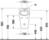 Duravit ME by Starck 2809300007 Писсуар