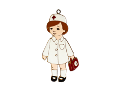 Елочная игрушка Доктор девочка