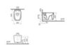 VitrA Plural 7830B483-0075 Унитаз подвесной безободковый, матовый черный