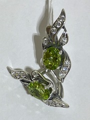 Кроше (серьги из серебра)