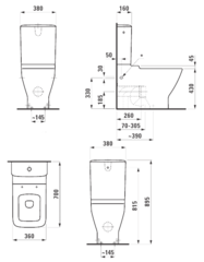 8247060000001	 УНИТАЗ-КОМПАКТ LAUFEN PALACE