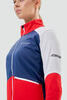 Женская тренировочная лыжная куртка Nordski Pro 2.0 white-red-blue - 12