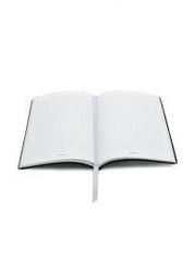 Записная книжка А5 черного цвета, страницы в клетку MONTBLANC