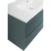 BelBagno UNO-1000-2C-SO-AO База под раковину подвесная с фрезерованными ручками по всей длине фасада с двумя выкатн. ящ., Голубой Матовый, 1000x455x608