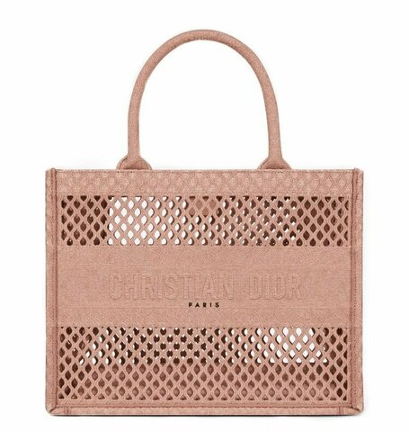 Сумка Dior Book Tote, модель маленького формата розовый