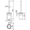 Kludi Vela R 58974N0 Туалетный ершик, цвет: золото