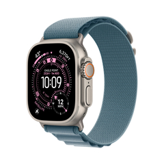 Умные часы Apple Watch Ultra 3, 49 мм, Natural Titanium Light Blue Alpine Loop M