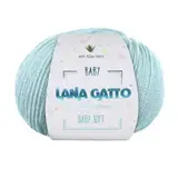 Пряжа Lana Gatto Baby soft 14451 лазурный