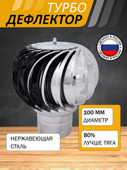 Турбодефлектор ТД-100 Нержавеющая сталь