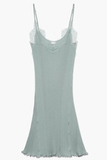 Мятное неглиже с кружевом Zimmerli
