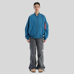 Бомбер Alpha Industries Logo L-2B Hunter Relaxed Denim Blue (Синий)