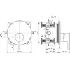 Ideal Standard A7382AA Встраиваемый смеситель для душа Цветное покрытие - технология PVD