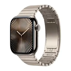 Умные часы Apple Watch Series 10 GPS + Cellular, 42mm, Natural Titanium Case with Link Bracelet, Natural