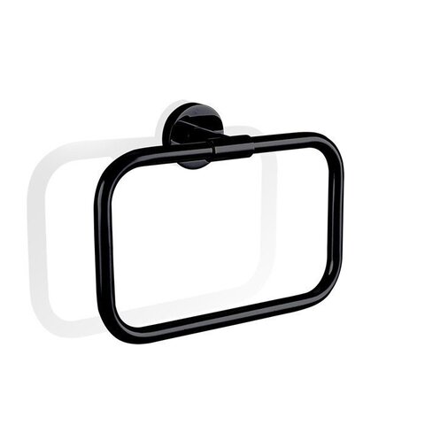 Decor Walther Basic 0531260 Полотенцедержатель, цвет: чёрный