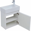 Aquanet Nova Lite 302522 Тумба с раковиной, цвет: белый глянец