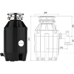 Измельчитель пищевых отходов Bone Crusher BC910
