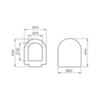 VitrA S50 72-003-309 Сиденье для унитаза с микролифтом