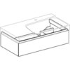 Geberit Xeno2 500.514.00.1 Тумба под раковину, 88x22x46.2см, Серый / Матовое покрытие
