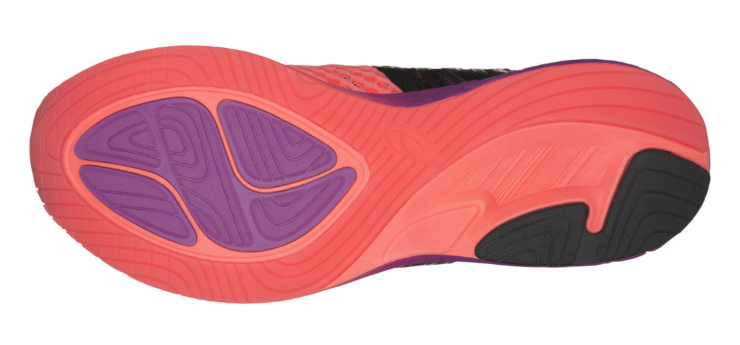 Asics Noosa Ff 2 мужские беговые кроссовки черные-коралловые - 2